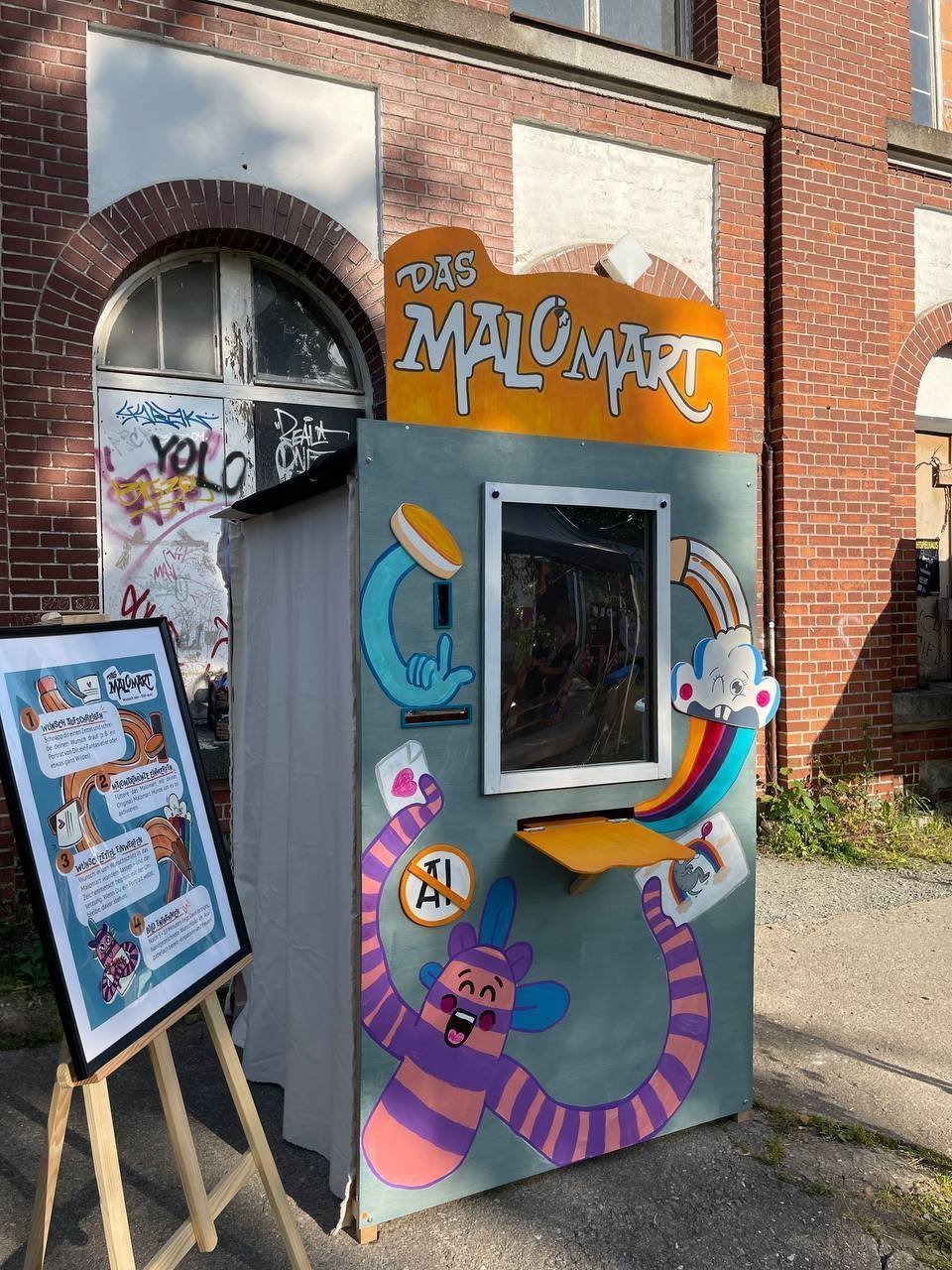 Das Malomart im Einsatz